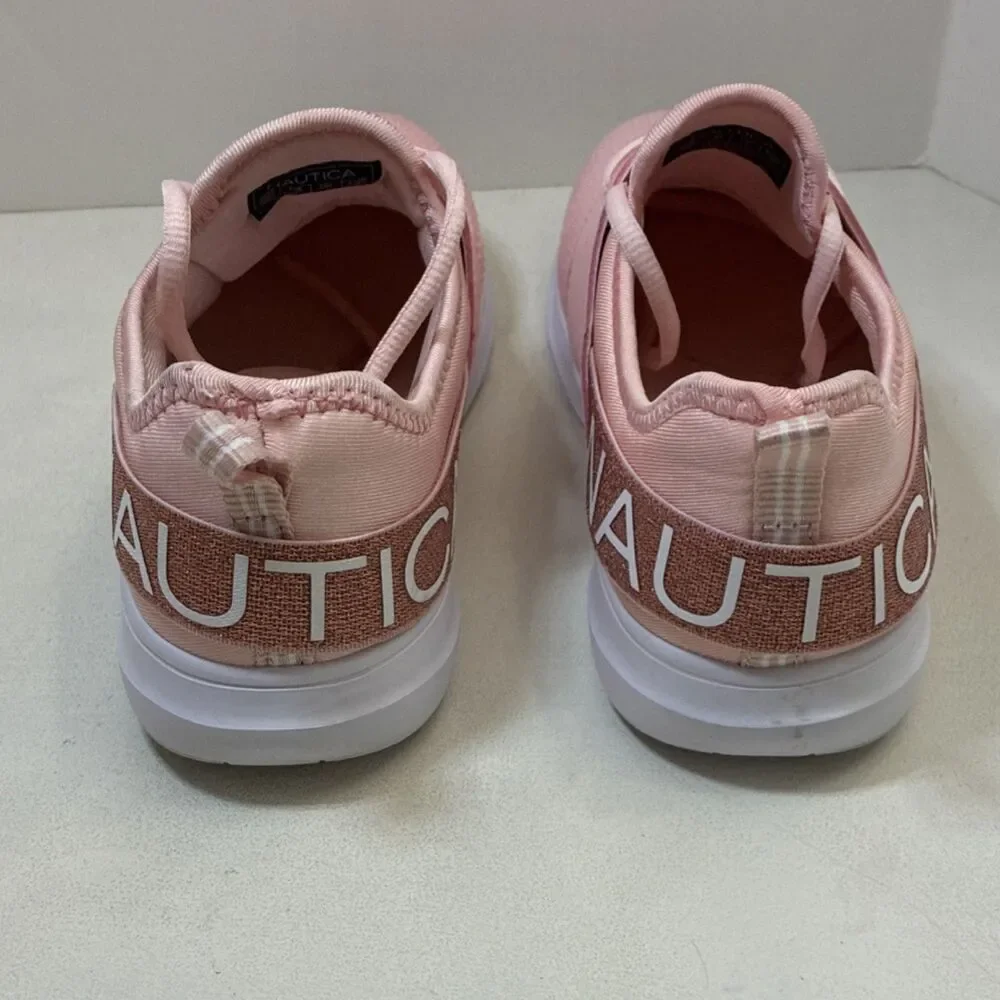 Nautica Girls Pink Lace Up Lightweight Sneakers US 4 UK 3 EU 36